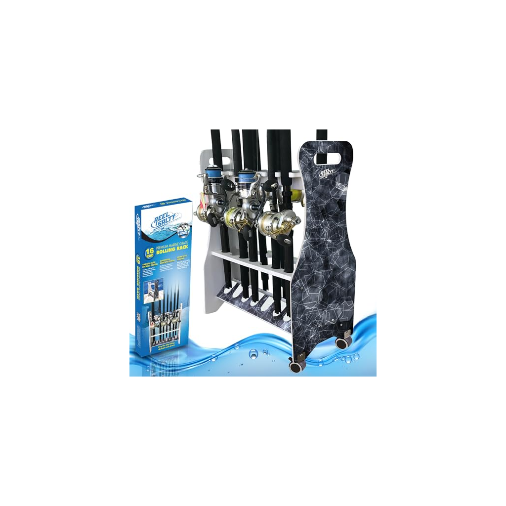 Rosa Ironwood Tackle Modern Rod Holder Gray